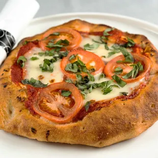 Hand-tossed pizza from scratch