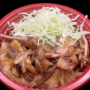 Pork belly bowl