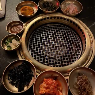 Grill and banchan