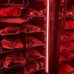 The meat display