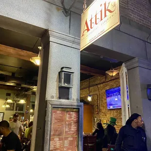 Attiki Storefront and Entrance