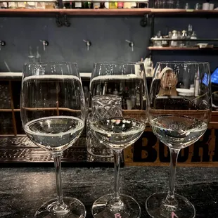 White wine flight