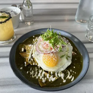 New chef and new version of CHILAQUILES. Very tasty!