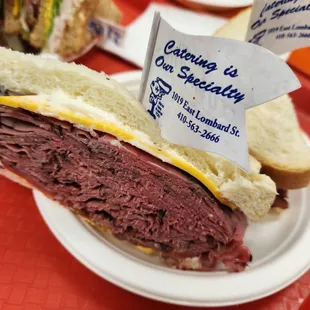 Roast beef and cheese