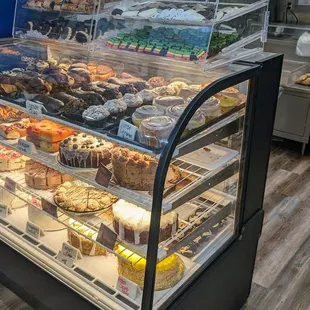 Fresh desserts and I hear they change them frequently