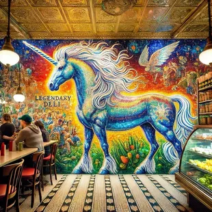 Legendary deli unicorn picture