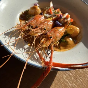 a plate of food