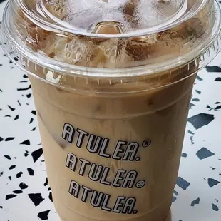 Iced Hojicha Milk Tea