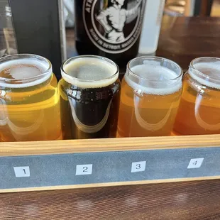 Flight of beer