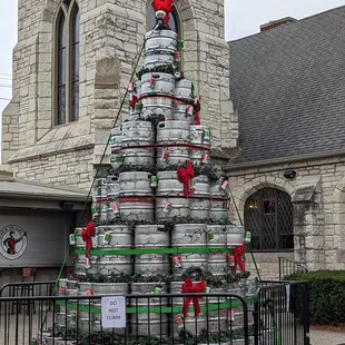 Keg Christmas Tree!!