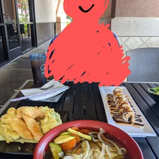 Vegetable tempura I got back then