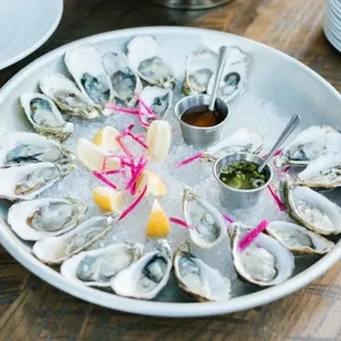 oysters, shellfish, oysters and mussels, food, mussels