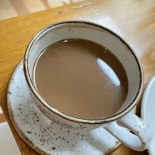 House made Dirty Chai!