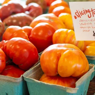 Farm Stand featuring Big Kitchen Farm tomatoes.
