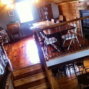 dining room and loft