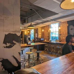 Everything is counter height but its very space efficient