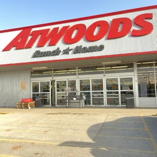 Store front. Welcome to Atwoods