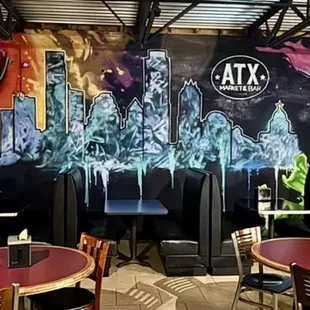 Mural by local artist Amado IV