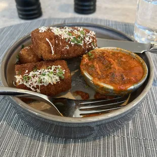 Crispy polenta!