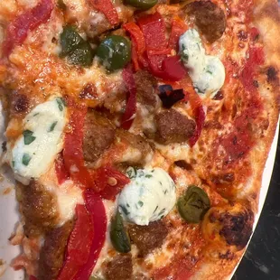Italian sausage pizza $18.00