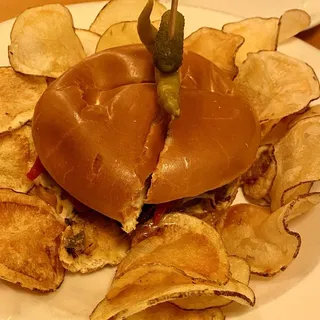 Manchego Cheeseburger