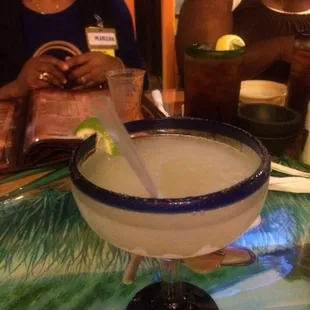 A nice refreshing margarita for the birthday girl!!!!