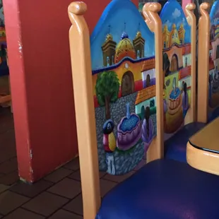 Detail of the chairs