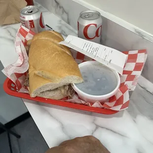 Large Italian Beef with Cheese