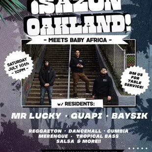 two men standing on a set of stairs