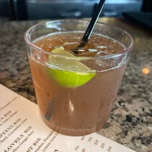 Dark &amp; Lovely...Zara Rum, Frangelico, Ginger Beer