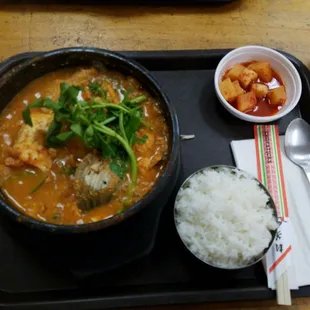 # 19 Spicy fish roe soup