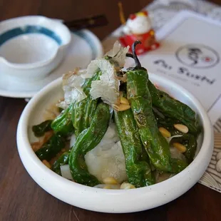 Daikon Shishito Salad