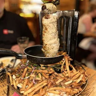 Loved the presentation chicken shawarma