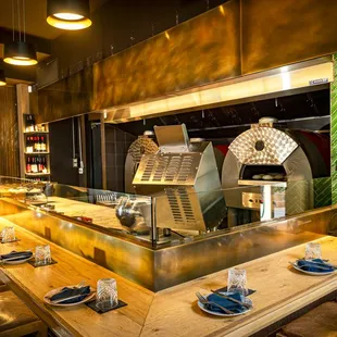 interior, sushi and sashimi