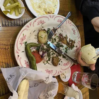 - Chicken Kafta Kebab Platter