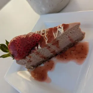Strawberry cheesecake!