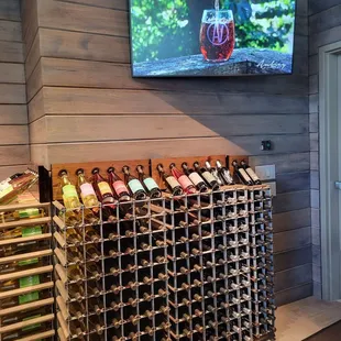 Some of their wines on display!