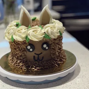 Llama Chocolate Cake