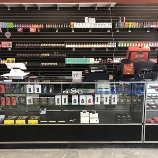 a display of various products