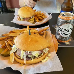 WOW great red white &amp; bleu burg!!  Holy smokes even the bun was great. Great foodie dive