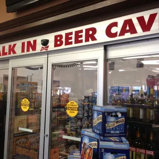 Auburn Spirits&apos; walk-in beer cave is home to one of the largest and coldest selections of micro, import and domestic beers