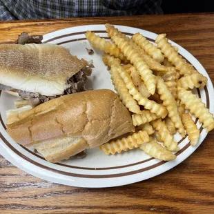French Dip with fries