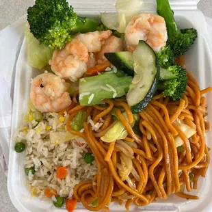 Combo A  shrimp with broccoli