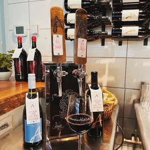 Wine on tap! As if it was just decanted. You can get your own keg for home as well!