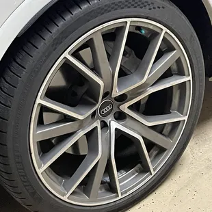 New Michelin All season tires installed and an alignment took from 7:30 am to 12pm