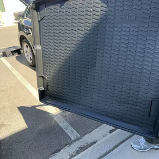 Getting some great mats for trunk, front and rear areas as well