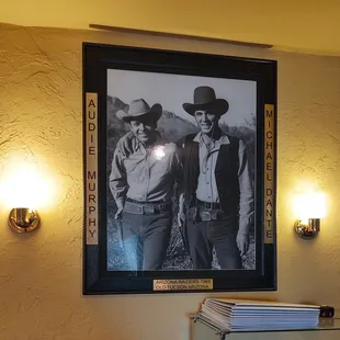 Michael Dante and friend Audie Murphy