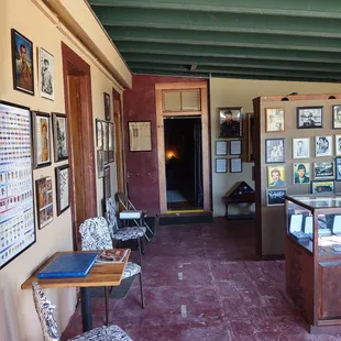 Interior of museum