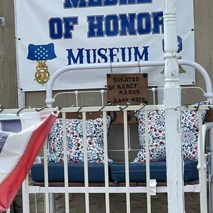 Sign on front of the museum