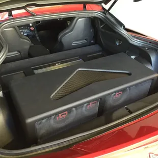 Audio 2000 install in a 2015 Corvette Stingray.